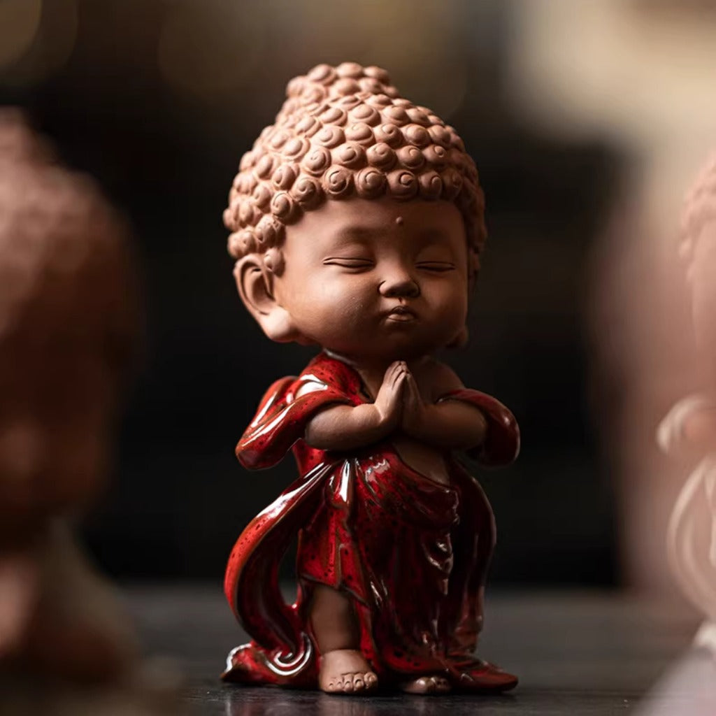 Handcrafted Porcelain Buddha Figurine – Serenity and Cultural Heritage | Zen Ara Grove