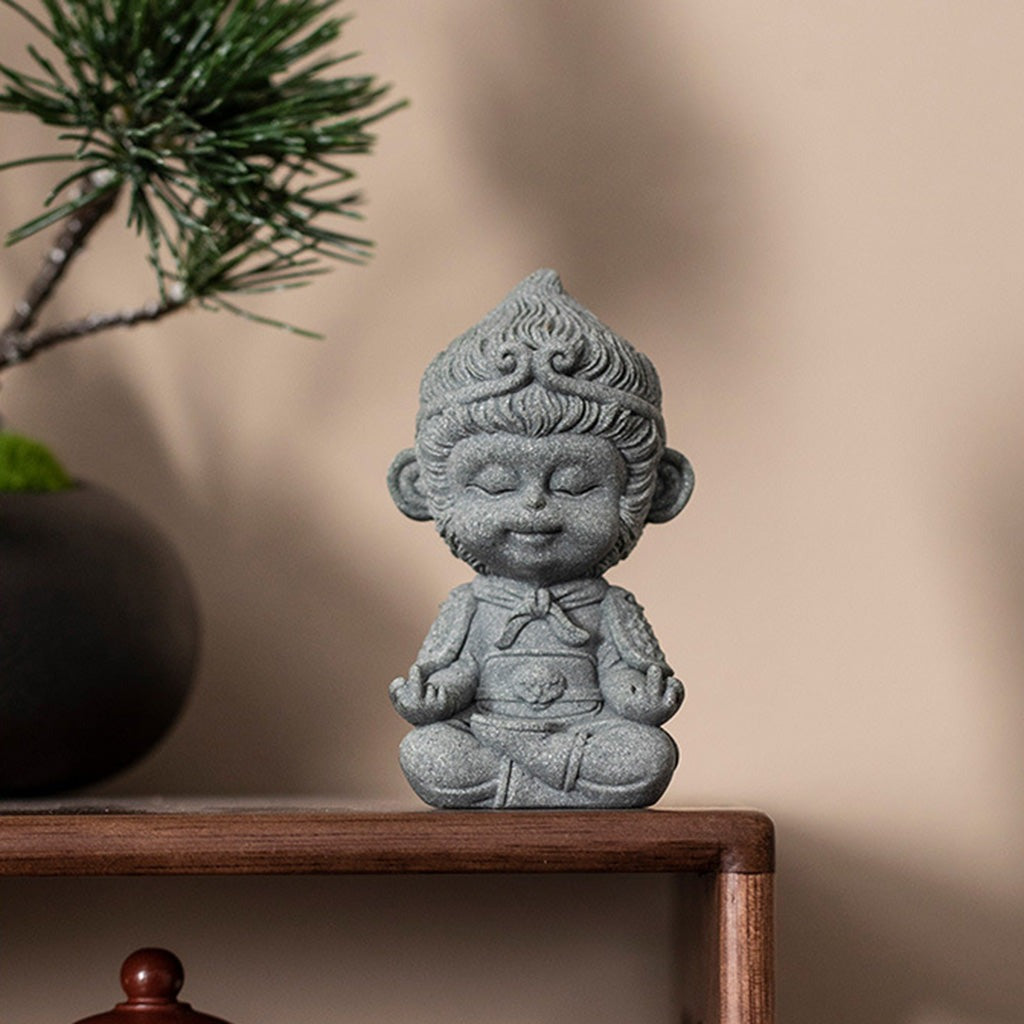 Middle Finger Wukong Figurine｜ Zen Ara Grove