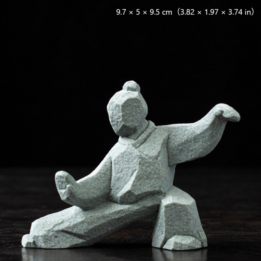 Tai Chi Kung Fu Creative Figurine Set | Zen Ara Grove