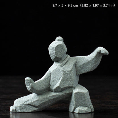 Tai Chi Kung Fu Creative Figurine Set | Zen Ara Grove