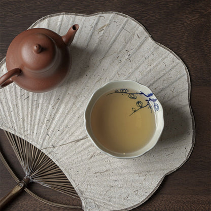Elegant Zen Cup Featuring Four Gentle Plants | Zen Ara Grove