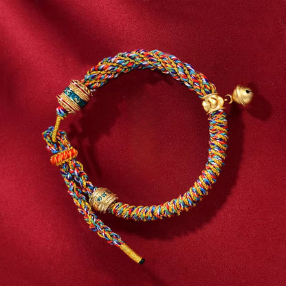 Hand‑Woven Blessing Bracelet – Color Options Symbolizing Peace and Protection | Zen Ara Grove