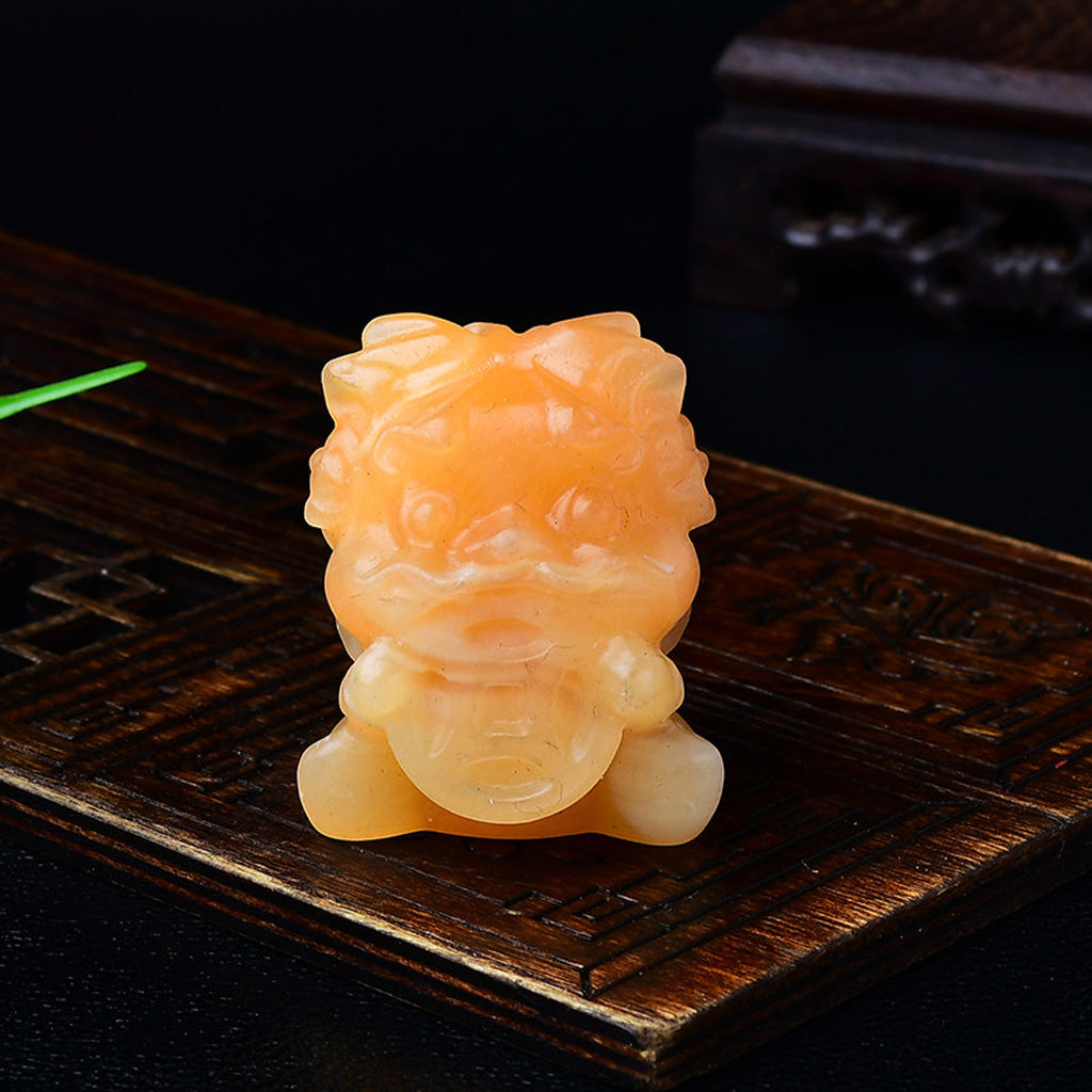 Crystal Pixiu Hand‑Carved Figurine — Meaning of Prosperity & Protection | Zen Ara Grove
