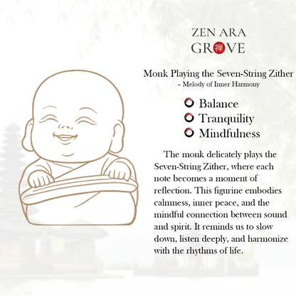 Handcrafted Solid Brass Monk’s Pursuit of Arts Collection | Zen Ara Grove