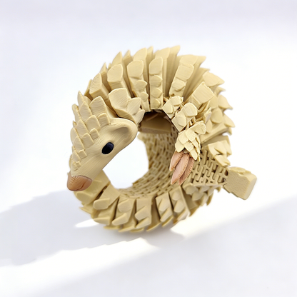 Fully Articulated Pangolin Fidget – Movable Scales, Calming Touch | Zen Ara Grove