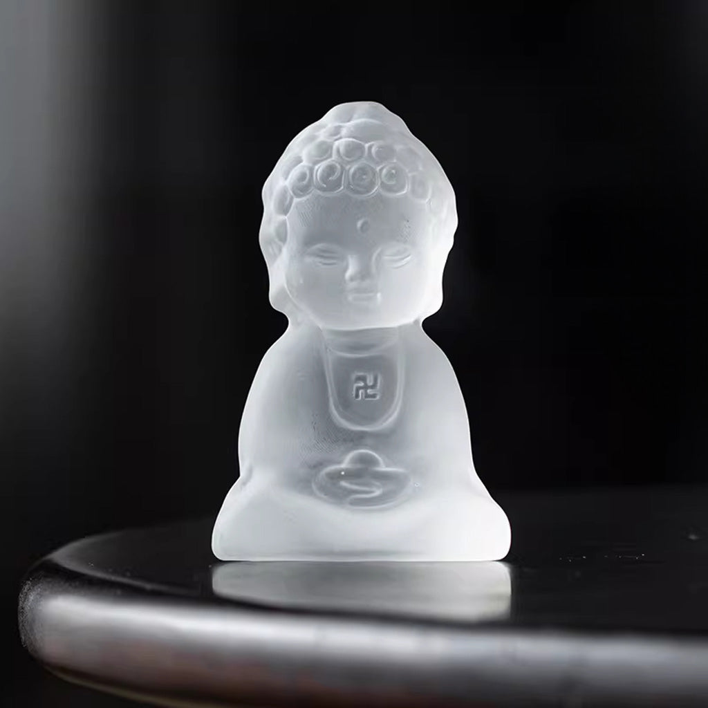 Handmade Glass Buddha Ornament – Capturing the Quiet Essence of Zen | Zen Ara Grove