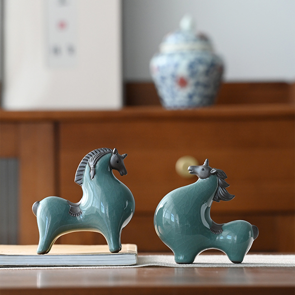 Tang Dynasty Ceramic Horse Figurine | Zen Ara Grove