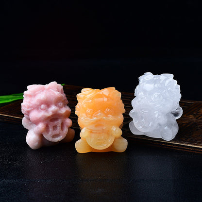 Crystal Pixiu Hand‑Carved Figurine — Meaning of Prosperity & Protection | Zen Ara Grove