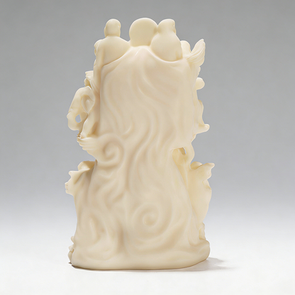 Handcrafted Eighteen Arhats Dragon and Tiger Taming Buddha Figurine – Strength & Protection | Zen Ara Grove