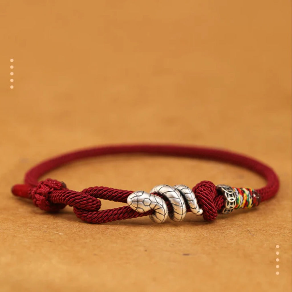 Adjustable 925 Sterling Silver Snake Bracelet – Symbol of Strength, Fortune & Protection | Zen Ara Grove