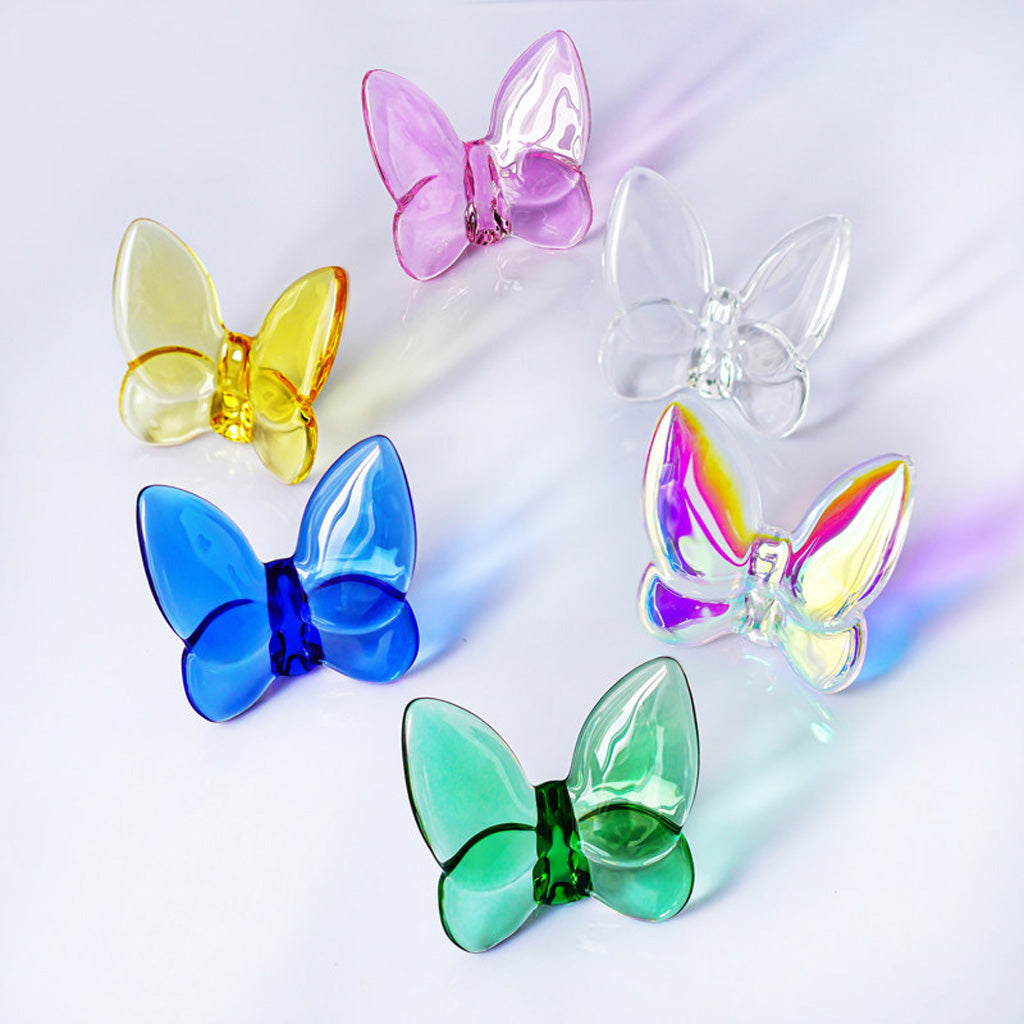 Crystal Glass Butterfly Figurine – A Symbol of Transformation and Grace | Zen Ara Grove