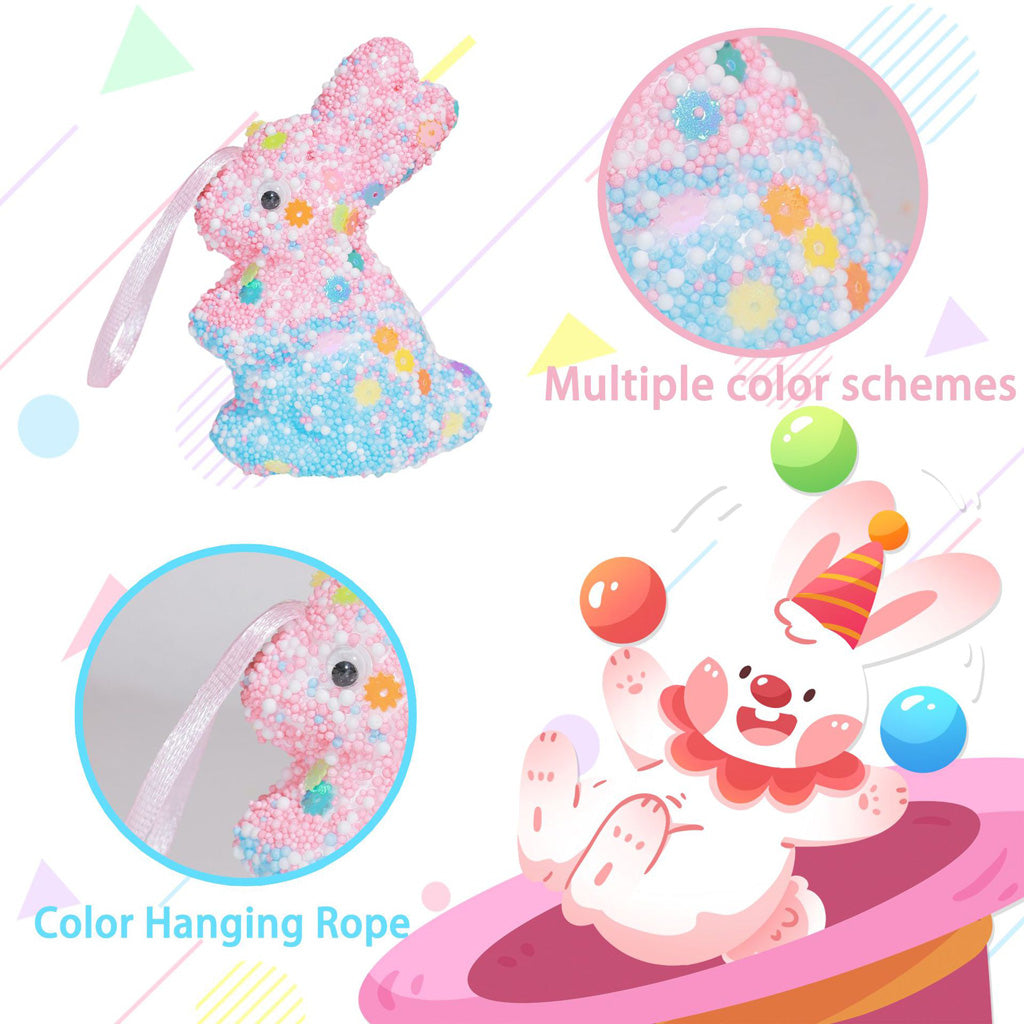 Colorful Easter Bunny Hanging Decoration – Joy & Festivity | Zen Ara Grove