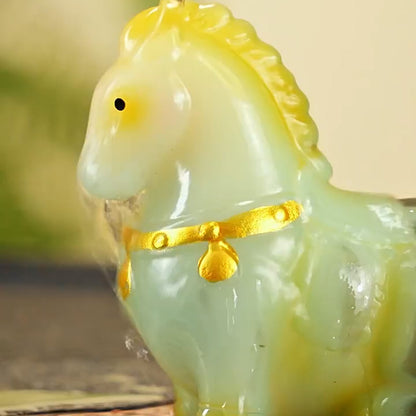 Color‑Changing Horse Figurine – Handcrafted Art with Thermochromic Magic | Zen Ara Grove