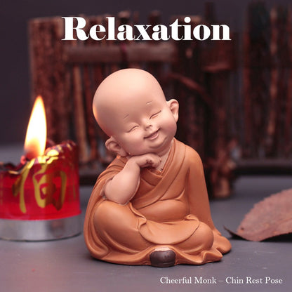 Cute Zen Monk Figurines| Zen Ara Grove