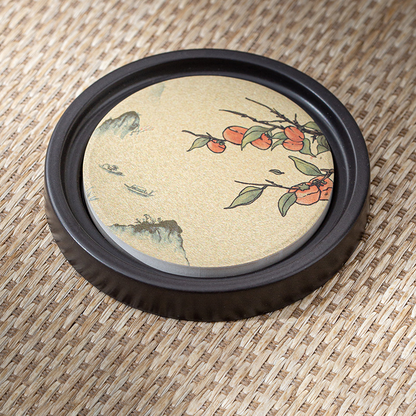 Oriental Zen Style Drink Coaster | Zen Ara Grove