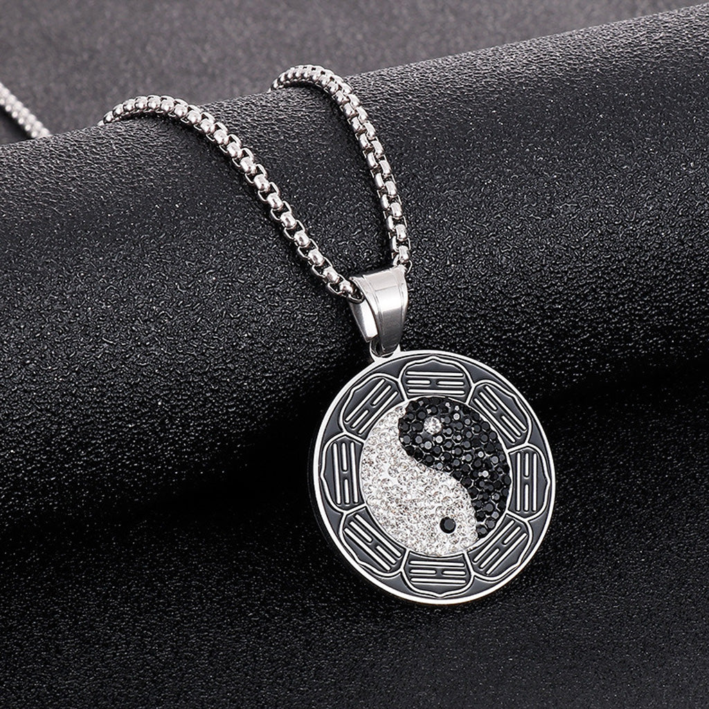 Taiji Bagua Yin-Yang Pendant Necklace – Energy & Protection | Zen Ara Grove