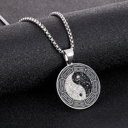 Taiji Bagua Yin-Yang Pendant Necklace – Energy & Protection | Zen Ara Grove