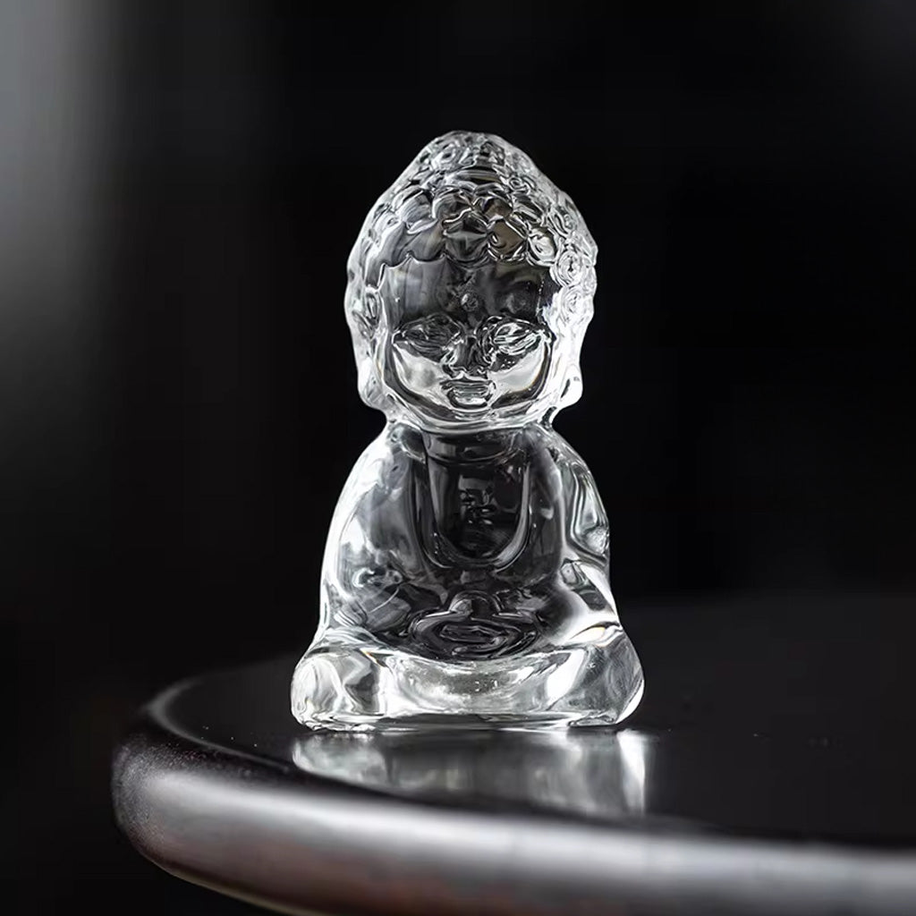 Handmade Glass Buddha Ornament – Capturing the Quiet Essence of Zen | Zen Ara Grove