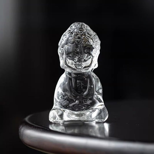 Handmade Glass Buddha Ornament – Capturing the Quiet Essence of Zen | Zen Ara Grove