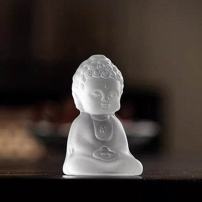 Handmade Glass Buddha Ornament – Capturing the Quiet Essence of Zen | Zen Ara Grove