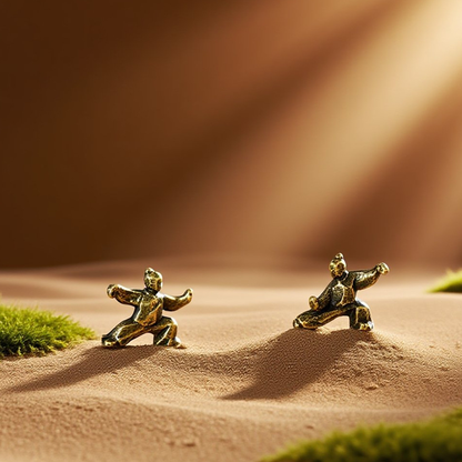 Tai Chi Miniature Figurine – Balance in Motion | Zen Ara Grove