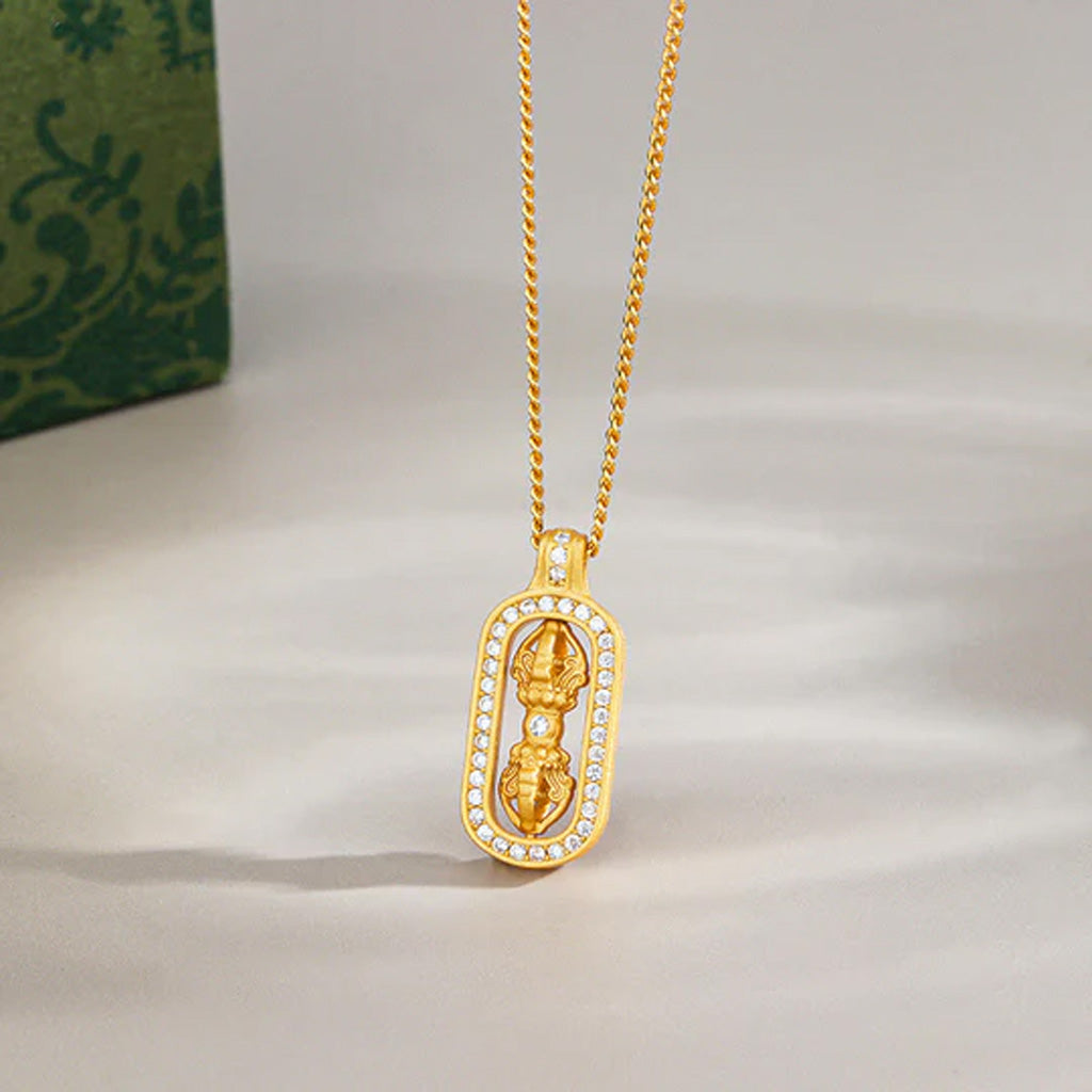 S925 Sterling Silver Pixiu Vajra Pendant Necklace – Prosperity & Protection | Zen Ara Grove