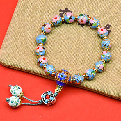 Cloisonné Enamel Bracelet · Blossoms Series