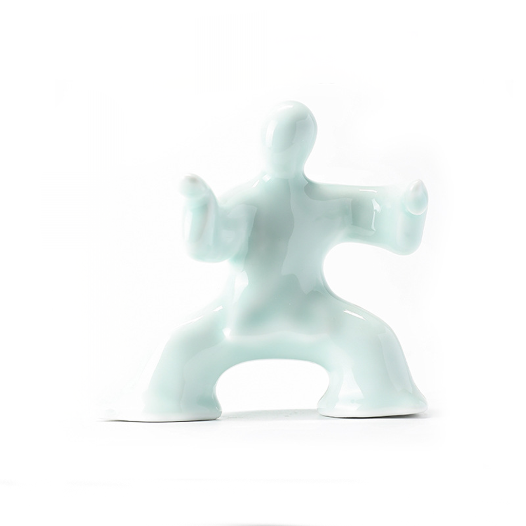Kung Fu Tai Chi Master Ceramic Figurine | Zen Ara Grove