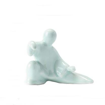Kung Fu Tai Chi Master Ceramic Figurine | Zen Ara Grove