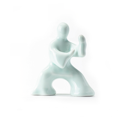 Kung Fu Tai Chi Master Ceramic Figurine | Zen Ara Grove