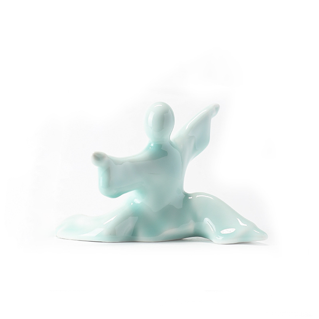 Kung Fu Tai Chi Master Ceramic Figurine | Zen Ara Grove