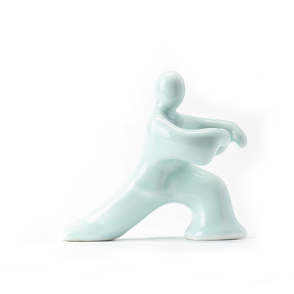 Kung Fu Tai Chi Master Ceramic Figurine | Zen Ara Grove