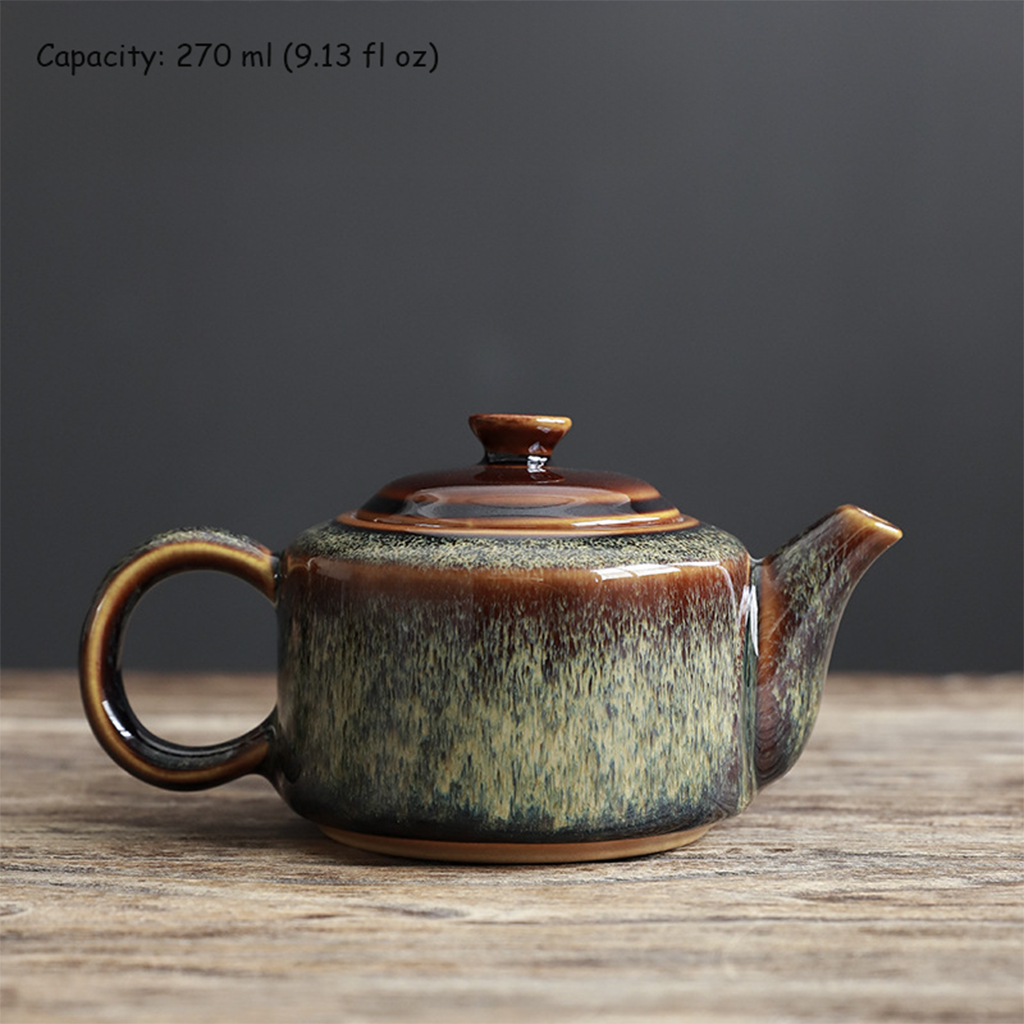 Handcrafted Kiln‑Change Ceramic Teacup with Zodiac Animal Motifs for Good Fortune | Zen Ara Grove