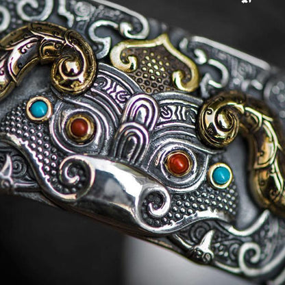 Taotie Beast Bracelet – Ancient Chinese Guardian of Power | Zen Ara Grove