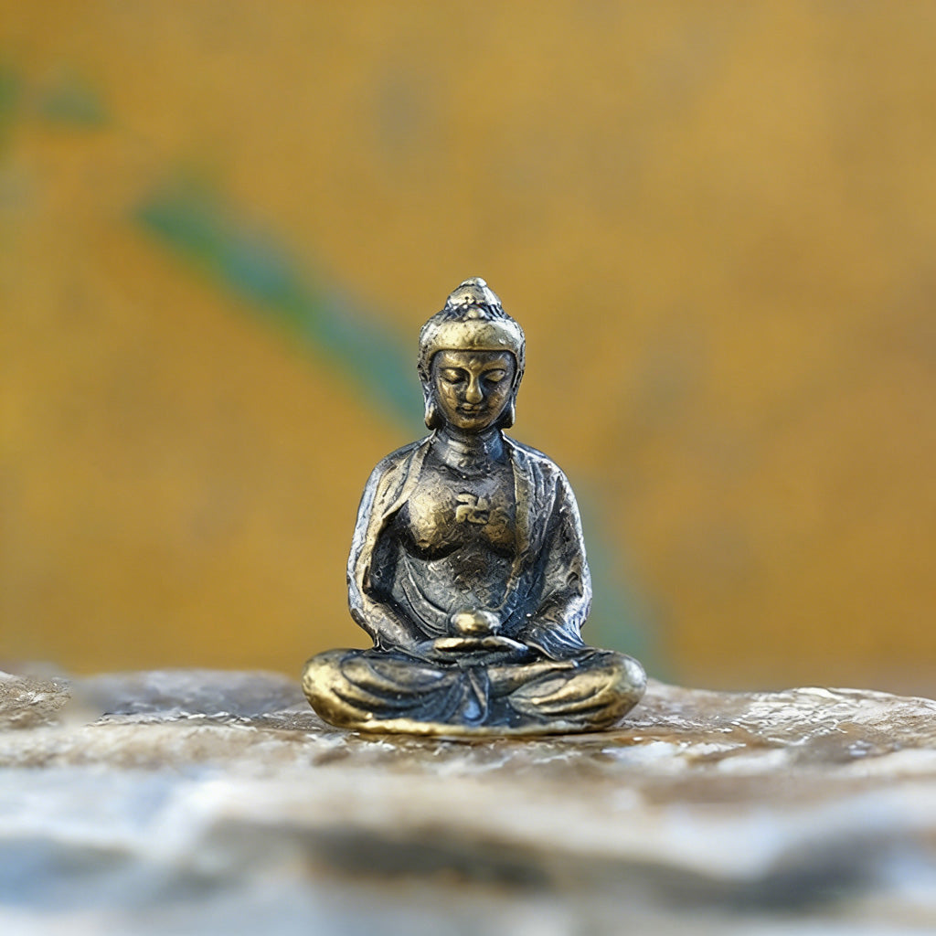 Mini Brass Figurines – Zen Series with Buddha, Bodhidharma, Guanyin, Animals & More – Symbol of Mindfulness | Zen Ara Grove