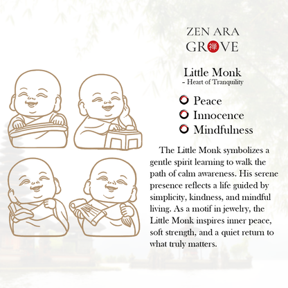 Handcrafted Solid Brass Monk’s Pursuit of Arts Collection | Zen Ara Grove