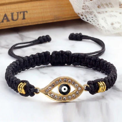 Adjustable Evil Eye Cord Bracelet – Ward Off Negativity, Invite Good Fortune | Zen Ara Grove