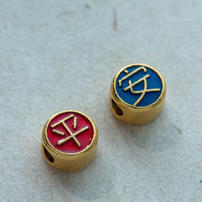 DIY Handwoven Red Cord Bracelet with Gold-Tone Fortune Bead – Make Your Own Lucky Charm | Zen Ara Grove