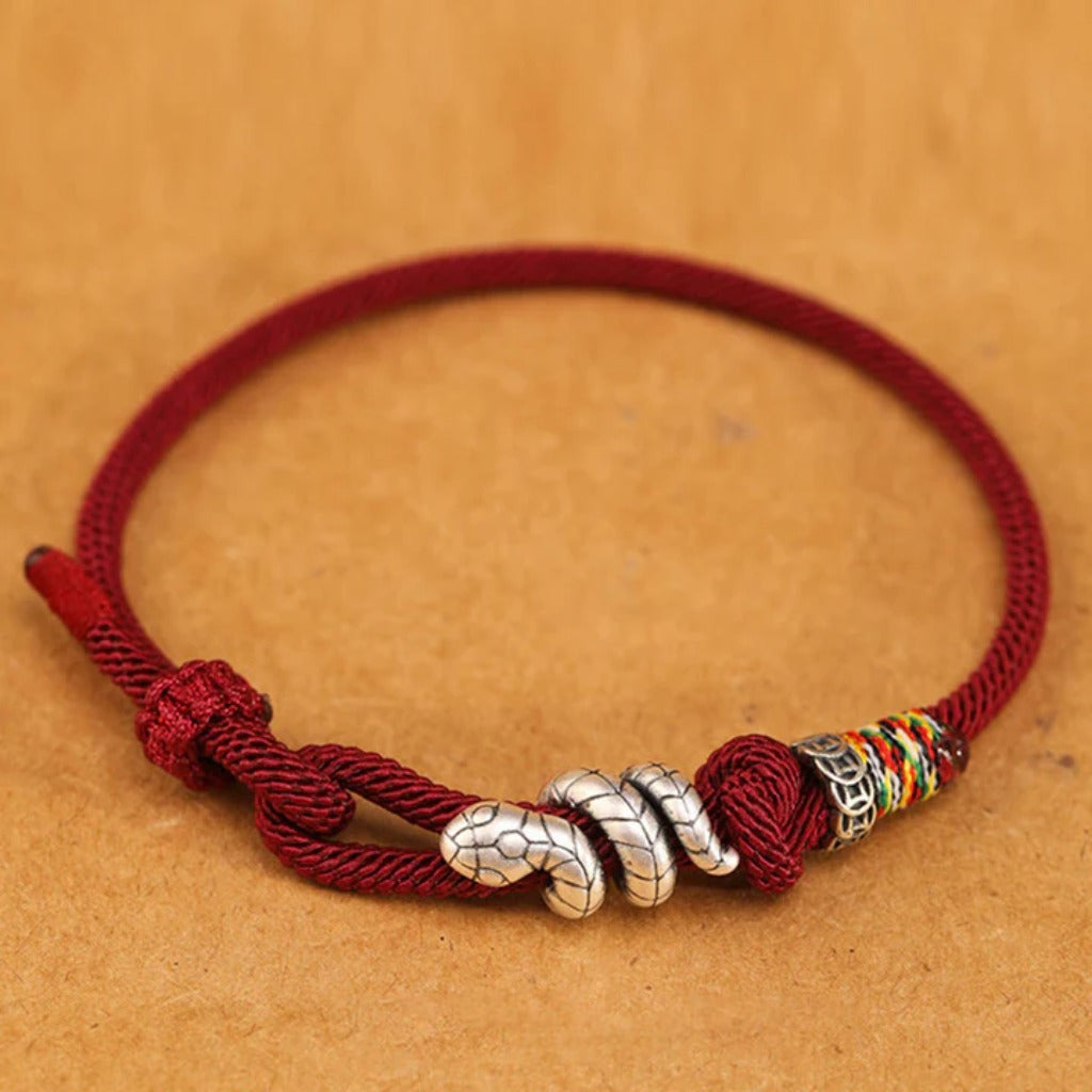Adjustable 925 Sterling Silver Snake Bracelet – Symbol of Strength, Fortune & Protection | Zen Ara Grove
