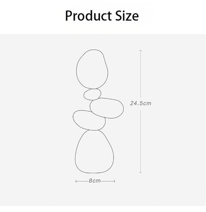 Wooden Balance Stones – Magnetic Desk & Home Decor | Zen Ara Grove