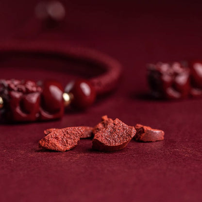 925 Silver 12 Zodiac Cinnabar Bead Handwoven Red Cord Bracelet – Protection & Blessing | Zen Ara Grove