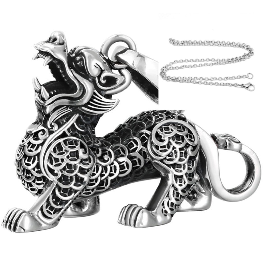 Rising Pixiu Necklace – Attract Fortune & Guard Energy | Zen Ara Grove