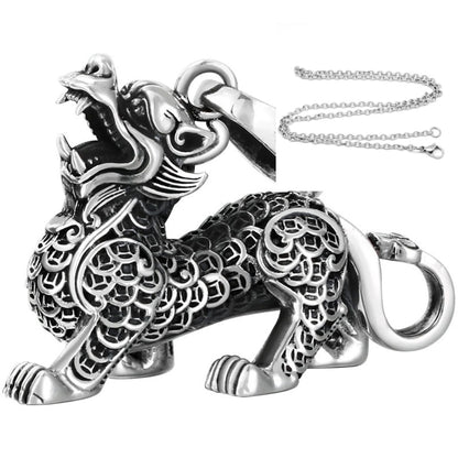 Rising Pixiu Necklace – Attract Fortune & Guard Energy | Zen Ara Grove