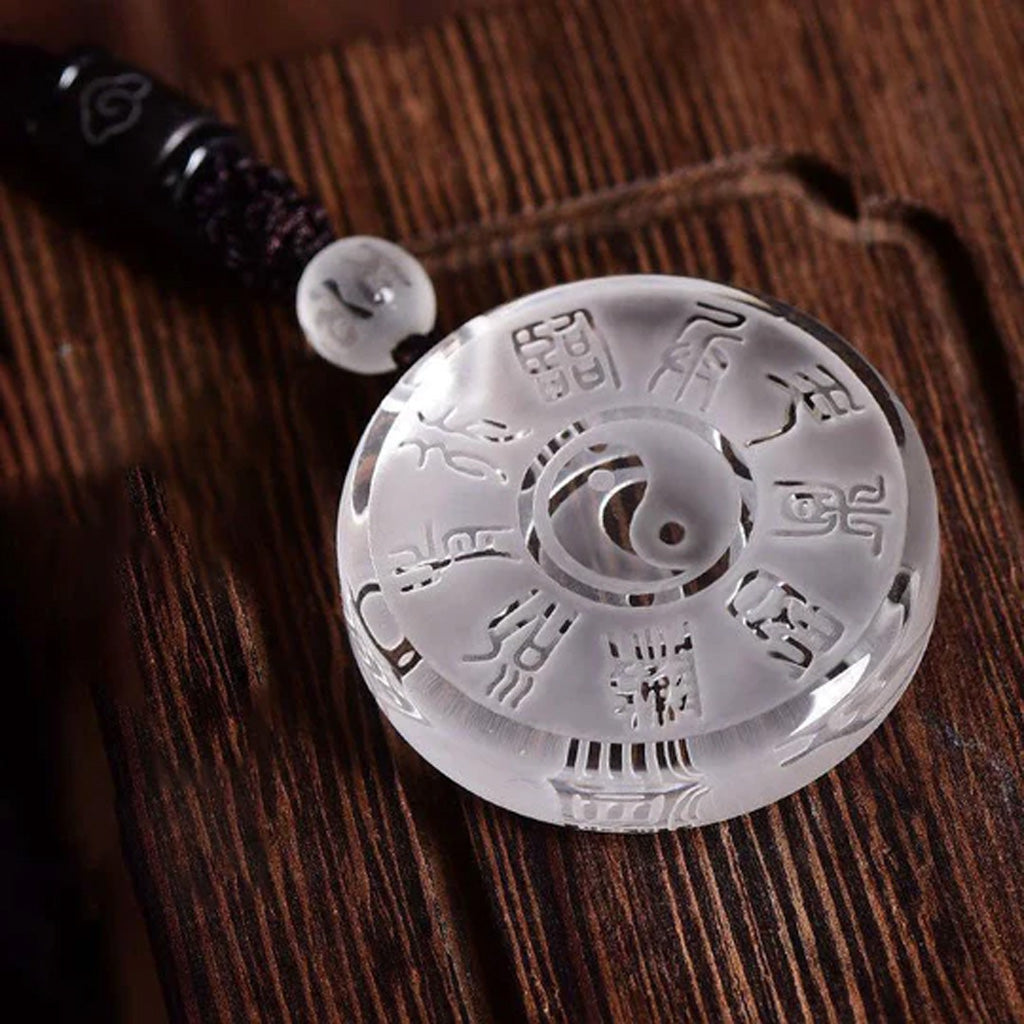 Five Sacred Mountains Yin-Yang Amulet Pendant  – Balance & Protection | Zen Ara Grove