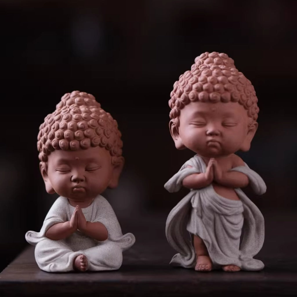 Handcrafted Porcelain Buddha Figurine – Serenity and Cultural Heritage | Zen Ara Grove