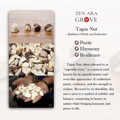 Hand-Carved Tagua Snake King Figurine – Symbol of Wisdom, Transformation & Natural Beauty | Zen Ara Grove