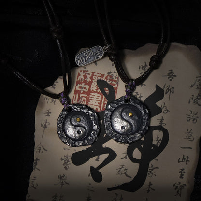 999 Silver Handcrafted Yin-Yang Necklace – Harmony & Blessing | Zen Ara Grove