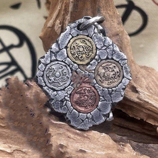 Yin Yang Ba Gua Pendant – Four Divine Guardians | Zen Ara Grove