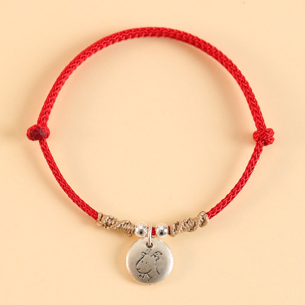 Adjustable 999 Fine Silver Zodiac Animal Bracelet — Personal Strength & Blessings | Zen Ara Grove