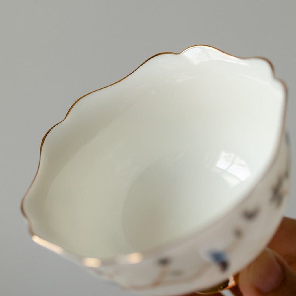 Yanzhi Jade White Ceramic Tea Cup | Zen Ara Grove